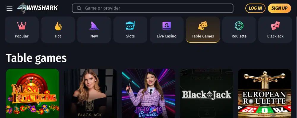 Winshark Casino Login Benefits for Players