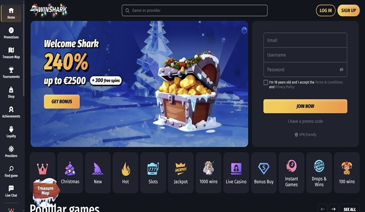 WinsharkShark Casino Australia
